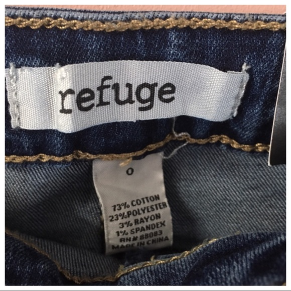 Refuge High Waisted 3-Button Skinny Jeans - Picture 6 of 7
